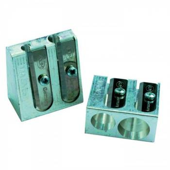 Temperówka metalowa podwójna Kum