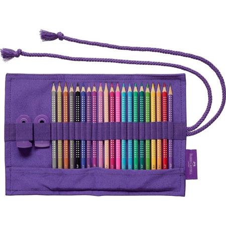 Kredki ołówkowe Faber Castell Sparkle w piórniku 20 kolorów