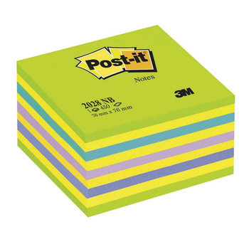 Karteczki samoprzylepne 76x76mm Post-it niebiesko-zielona 2028-NB