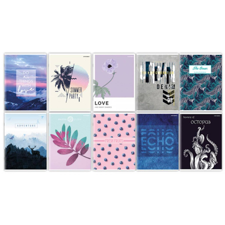 Zeszyt A5 w kratkę z marginesem 60 kartek Megamix Top 2000