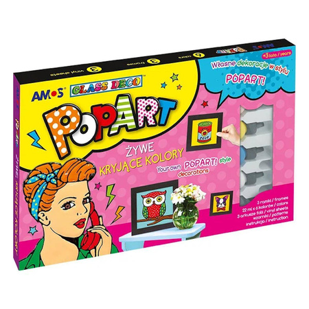 Farby witrażowe Popart Amos