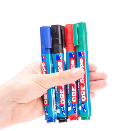 Marker do flipchartów Edding 380 końcówka okrągła czerwony