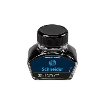 Atrament do pióra Schneider szklany kałamarz 33ml czarny