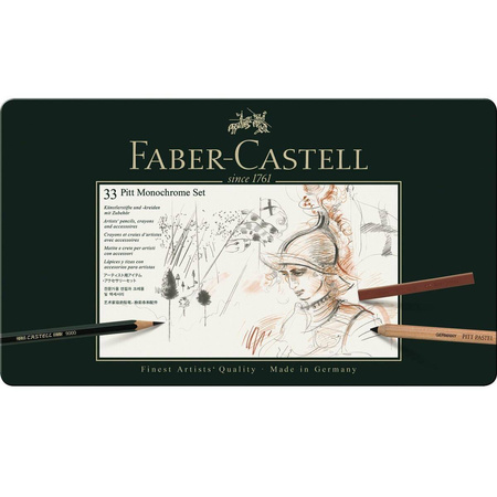 Zestaw Pitt Faber Castell Minochrome 33 elementy