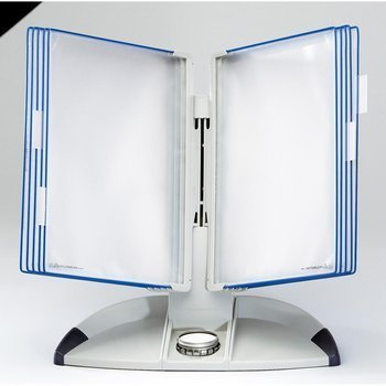 Biurkowy system prezentacyjny Tarifold + 10 paneli prezentacyjnych niebieskich