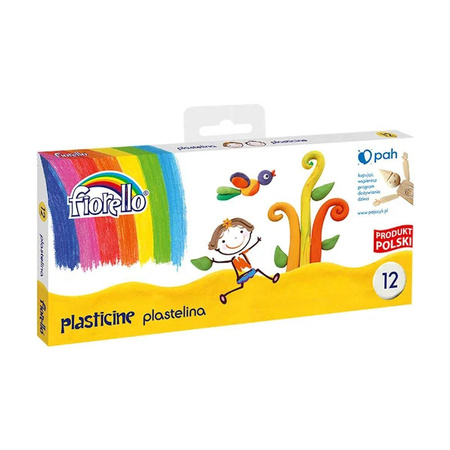 Plastelina Fiorello 12 kolorów