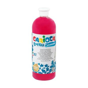 Farba tempera Carioca 1000ml różowa ciemna