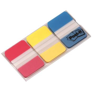 Zakładki indeksujące Post-it 3M silne 3 kolory po 22 sztuki 25x38mm 686-RYB