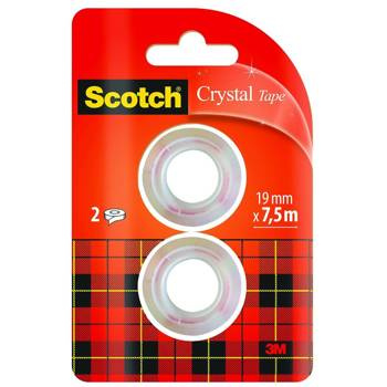 Taśma klejąca biurowa Scotch Crystal 19mm x 7.5m