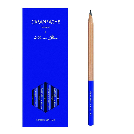 Zestaw ołówków grafitowych Caran d`Ache Klein Blue HB 4 sztuki