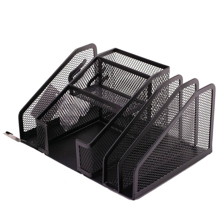 Organizer na biurko wielofunkcyjny 6A czarny