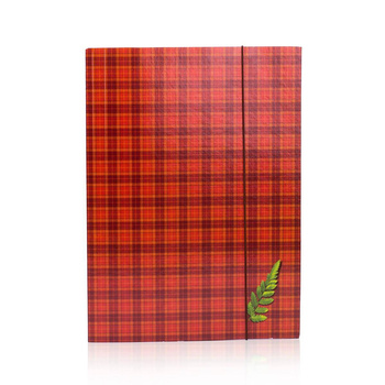 Teczka z gumką Kreska A4 kratka