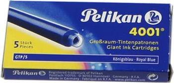 Naboje do pióra Pelikan GTP/5 długie niebieski