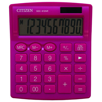 Kalkulator biurowy Citizen SDC-810 różowy