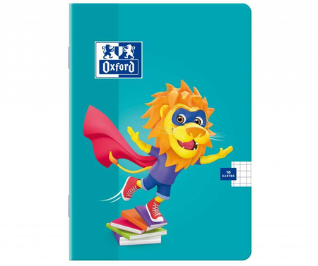 Zeszyt Oxford A5 w kratkę 16 kartek Lion