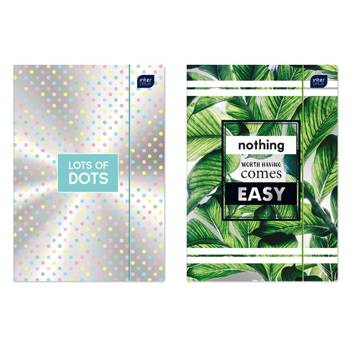 Teczka z gumką Interdruk A4+ Lux Metallic