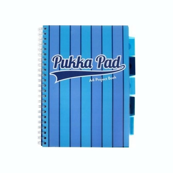 Kołozeszyt A4 w kratkę Pukka Pad Project Book Vogue niebieski