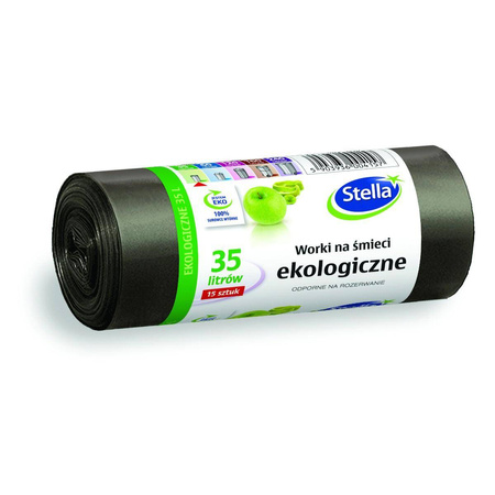 Worki na śmieci Stella ekologiczne 35l