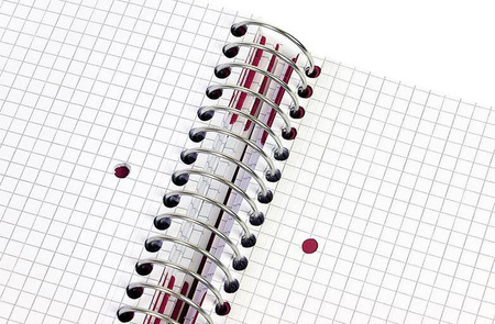 Kołonotatnik A5 150 kartek kratka Mintra Lines żółty