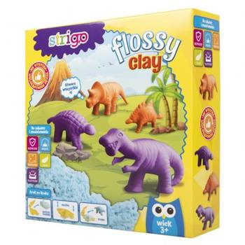 Glinka Strigo Flossy Clay Dinozaury