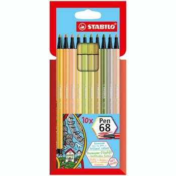 Flamaster Stabilo Pen 68 10 kolorów
