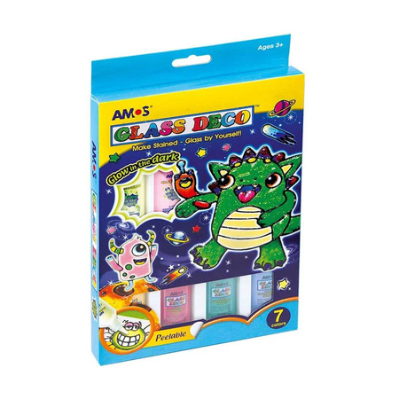 Farby witrażowe Fluo GD22P07R Amos