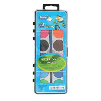 Farby szkolne Lambo School 12 kolorów