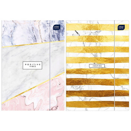 Teczka z gumką Marble Lux A4