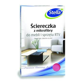 Ściereczka z mikrofibry do mebli i sprzętów RTV Stella