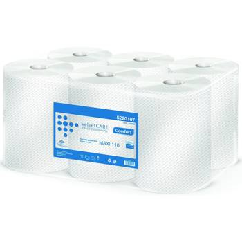 Ręczniki papierowe w roli celulozowe Velvet Professional Maxi 2 warstwowe