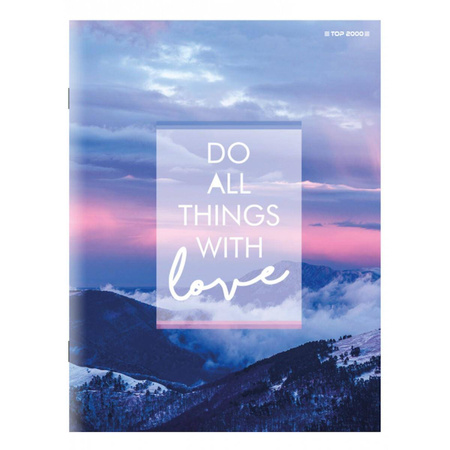 Zeszyt A5 w kratkę z marginesem 60 kartek Megamix Top 2000