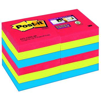Karteczki samoprzylepne 47x47mm Post-it Super Sticky paleta bora bora