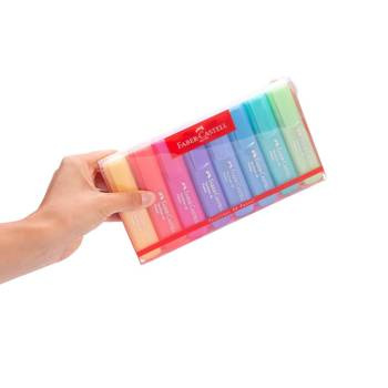 Zakreślacze pastelowe Faber Castell Textliner 1546 8 sztuk
