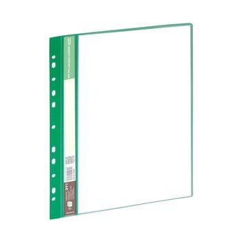 Skoroszyt ofertowy z europerforacją Grand 10 koszulek zielony