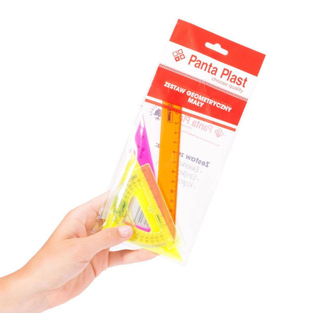 Zestaw geometryczny 4 elementy 16 cm Panta Plast
