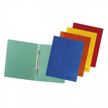 Skoroszyt papierowy A4 320g sprężynowy Herlitz żółty