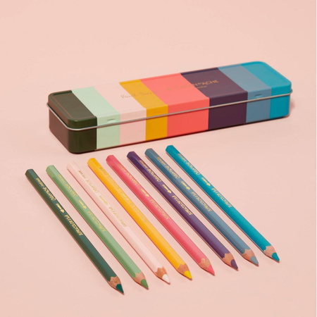 Kredki Caran d`Ache Swisscolor Supracolor Soft Paul Smith sześciokątne 8 kolorów