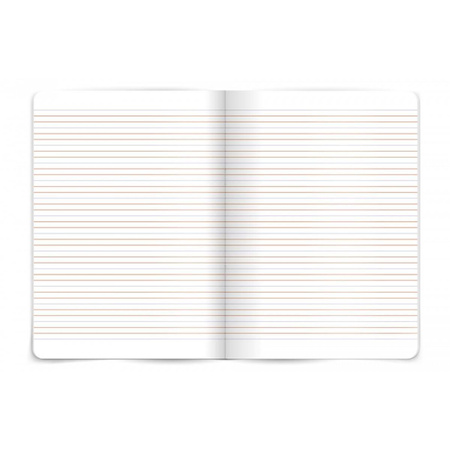 Zeszyt A5 w podwójną kolorową linie 32 kartki Megamix Top 2000