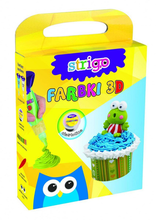 Farby 3D Strigo Babeczka Żaba