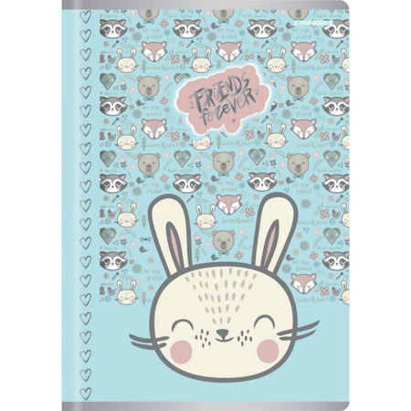 Zeszyt A5 w kolorową linie 32 kartki Friends Top 2000