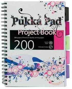 Kołozeszyt A4 w kratkę 200 stron Pukka Pad Project Book Wave