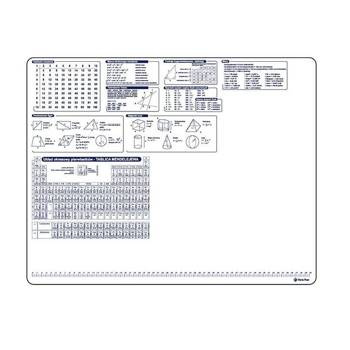 Podkład na biurko z nadrukiem przezroczysty