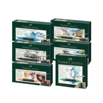 Pisaki akwarelowe dwustronne A.Durer Faber Castell 5 kolorów
