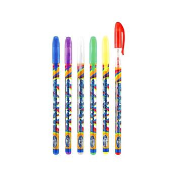 Długopis żelowy brokatowy Panta Plast 6 kolorów