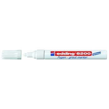 Marker do odświeżania fug Edding 8200 2-4mm biały