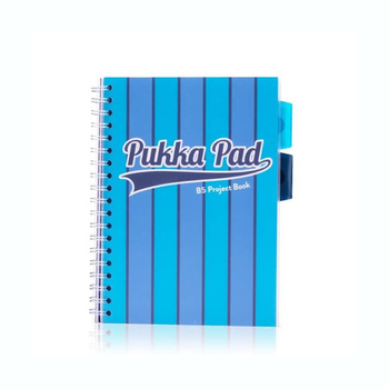 Kołozeszyt B5 w kratkę 200 stron Pukka Pad Project Book Navy