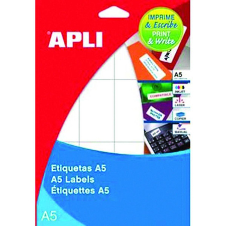 Etykiety samoprzylepne Apli uniwersalne 49x100mm