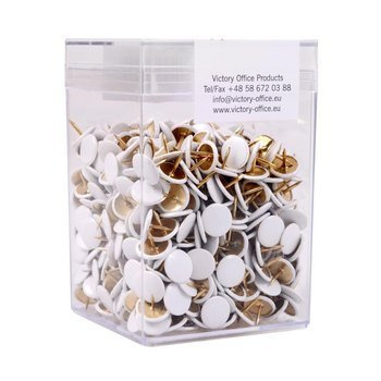 Pinezki Victory Office OP6H białe /a`750/