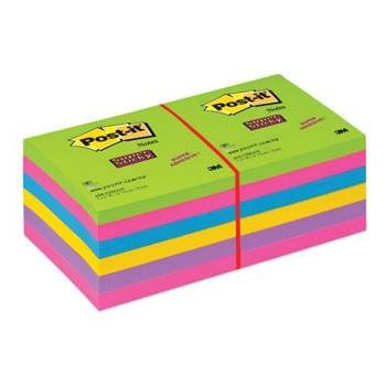 Karteczki samoprzylepne w linie 100x100mm Post-it Super Sticky Ultra 675-6SSUC - 6 sztuk