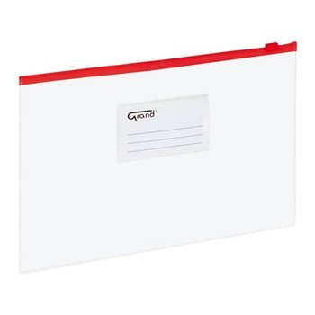 Torebka z suwakiem Grand EC009B A4 czerwony